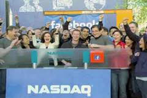 Facebook CEO Mark Zuckerberg Rings Nasdaq Opening Bell